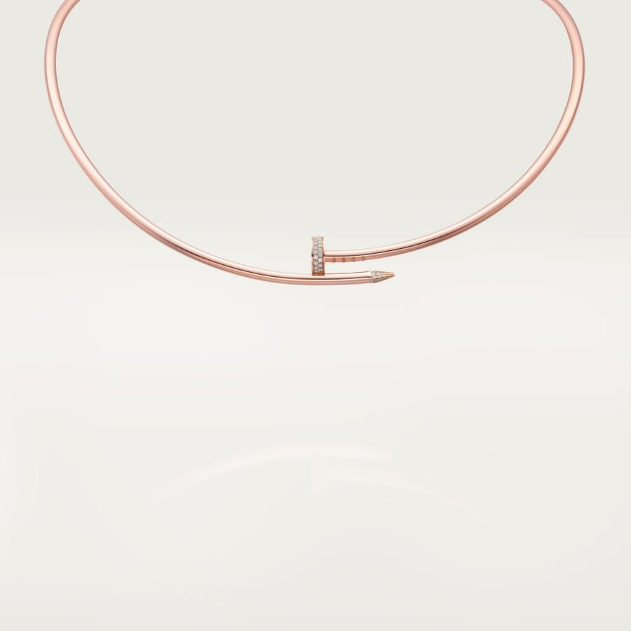 collana torque juste un clou modello piccolo diamanti
