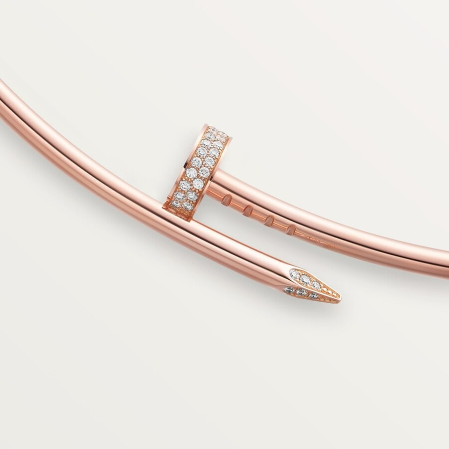 collana torque juste un clou modello piccolo diamanti