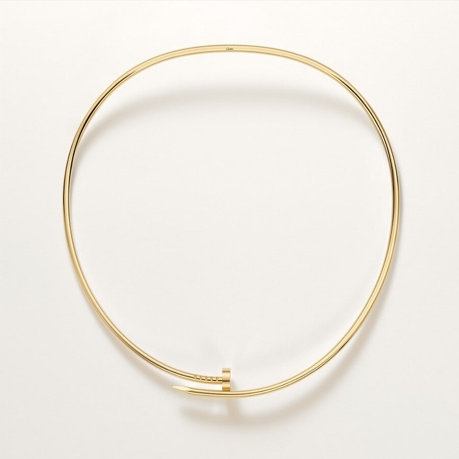 collana torque juste un clou modello piccolo diamanti montati al rovescio