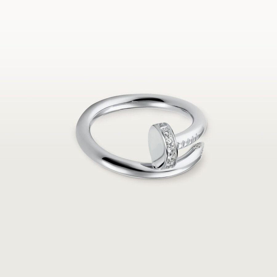 anello juste un clou modello classico diamanti