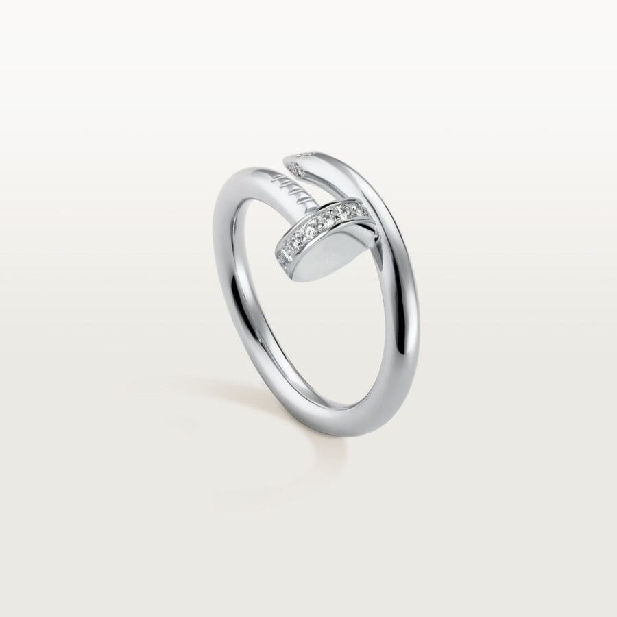 anello juste un clou modello classico diamanti