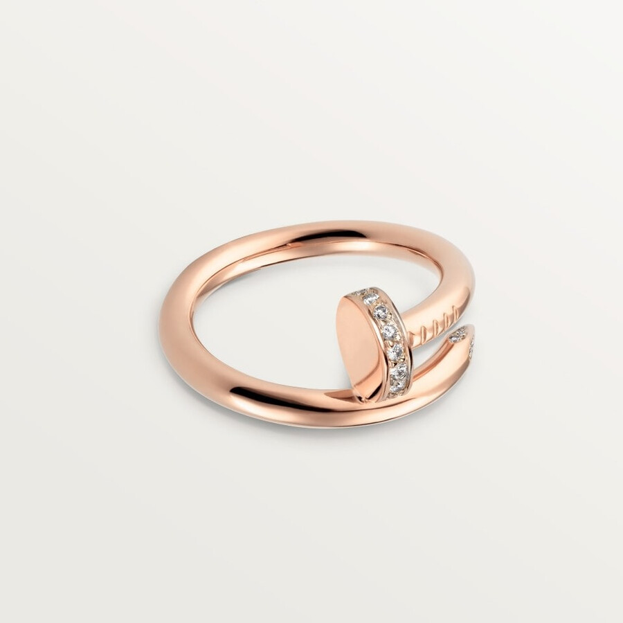 anello juste un clou modello classico diamanti