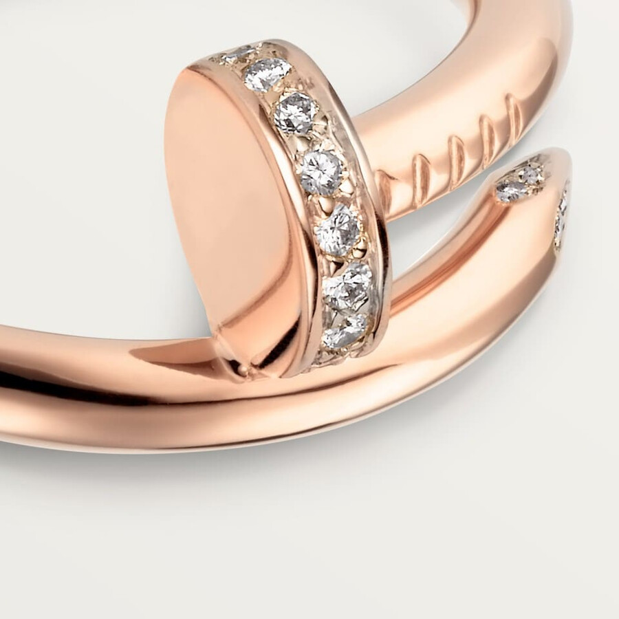 anello juste un clou modello classico diamanti