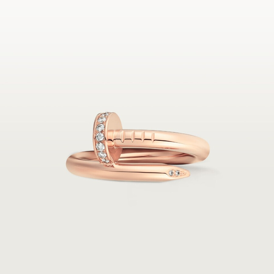 anello juste un clou modello classico diamanti