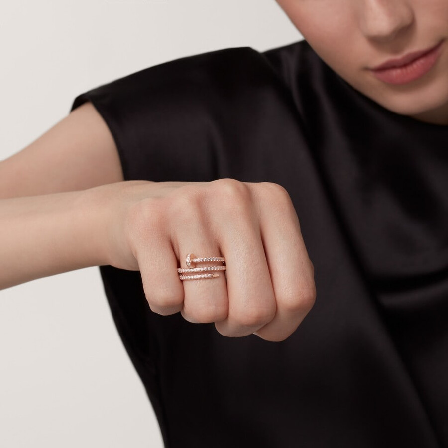 anello juste un clou doppio semi-asfaltato