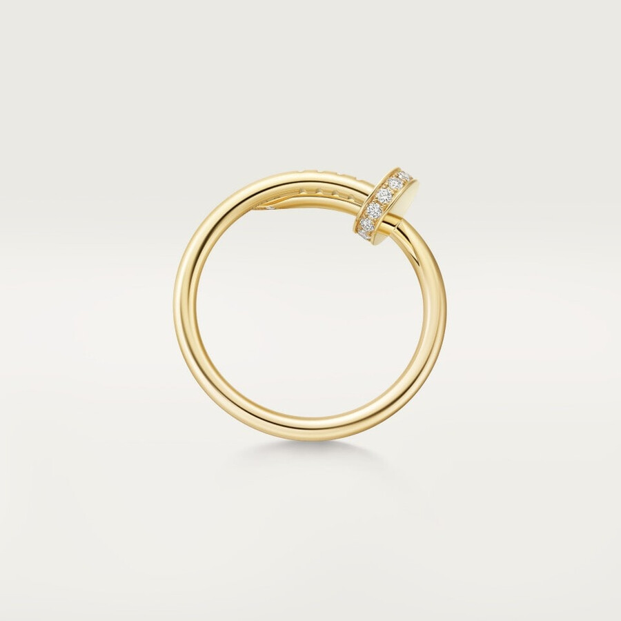 anello juste un clou modello piccolo diamanti