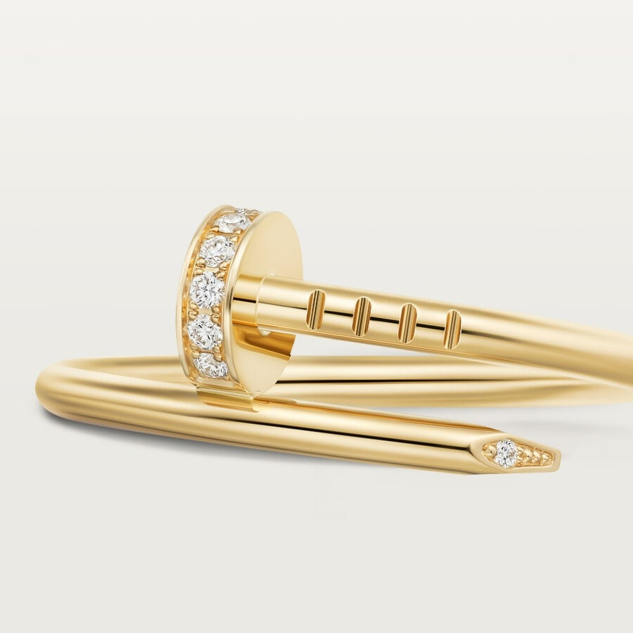 anello juste un clou modello piccolo diamanti