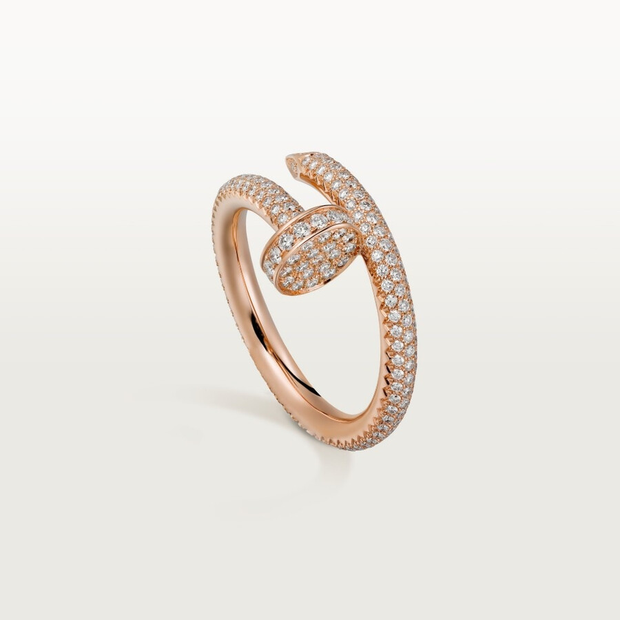 anello juste un clou modello classico pavé