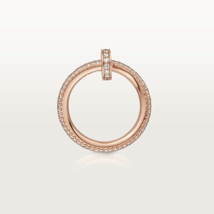 anello juste un clou modello classico pavé