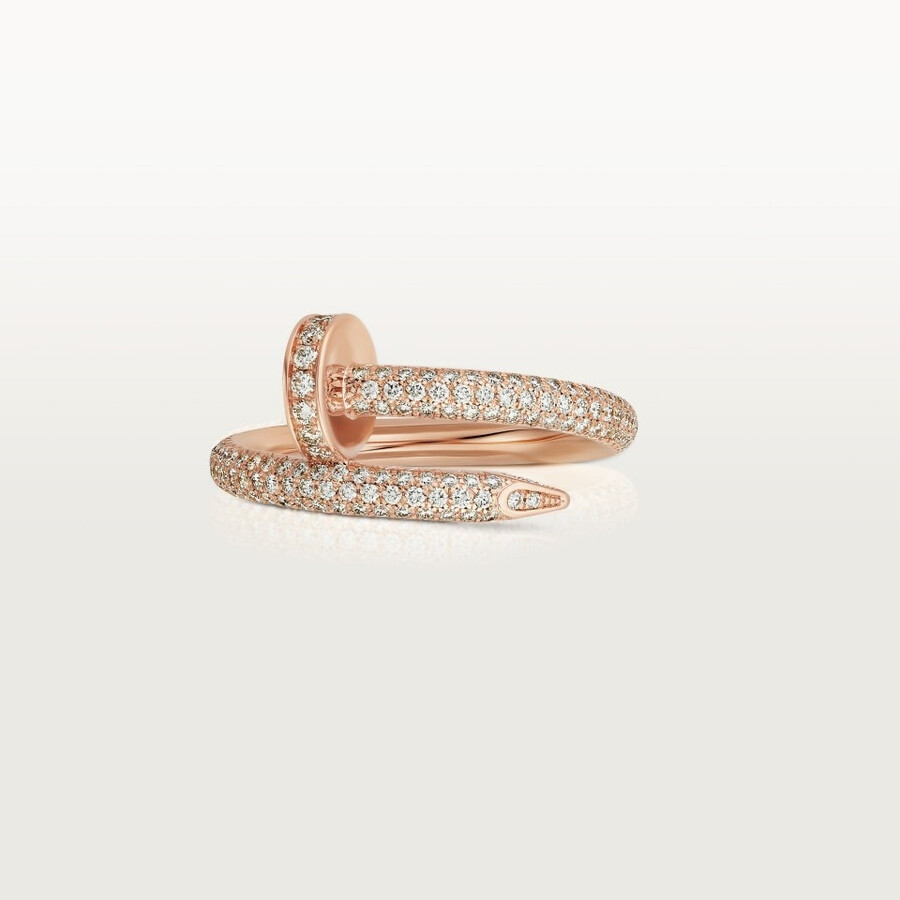 anello juste un clou modello classico pavé