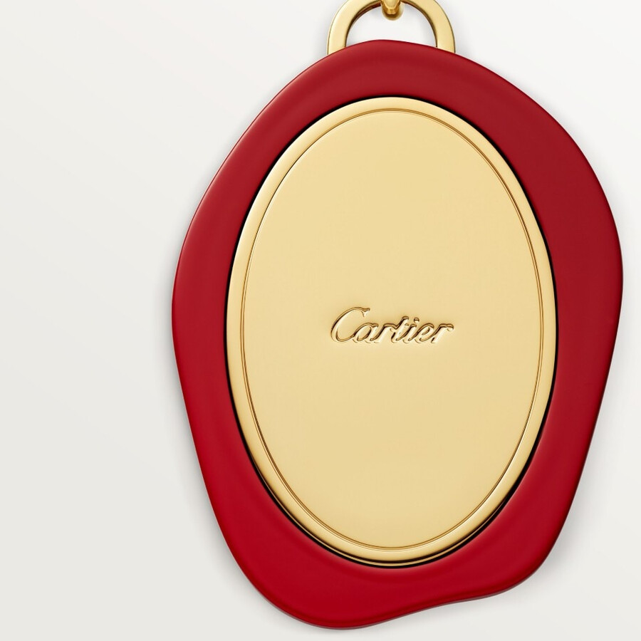 portachiavi diabolo de cartier con motivo sigillo in ceralacca