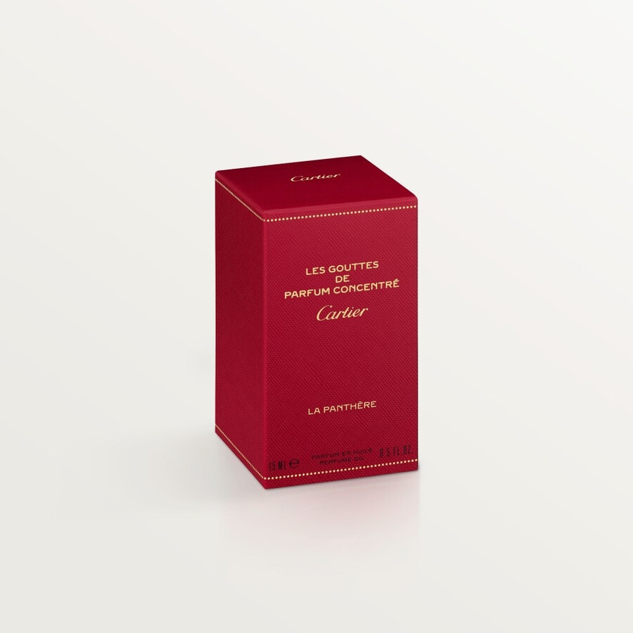 cartier les gouttes de parfum concentré - la panthère