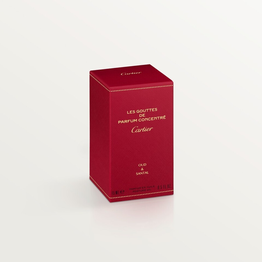 gocce di profumo concentrate cartier - oud e sandalo