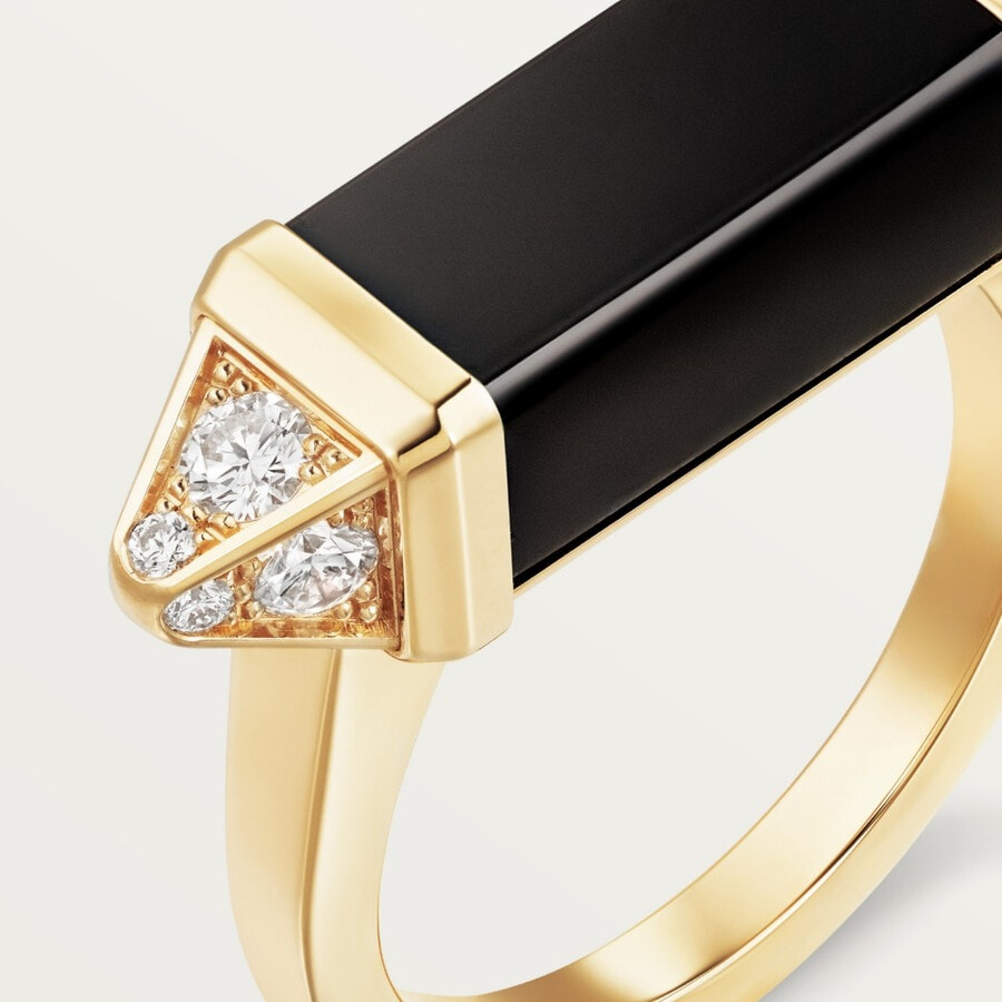 anello les berlingots de cartier semi-pavé