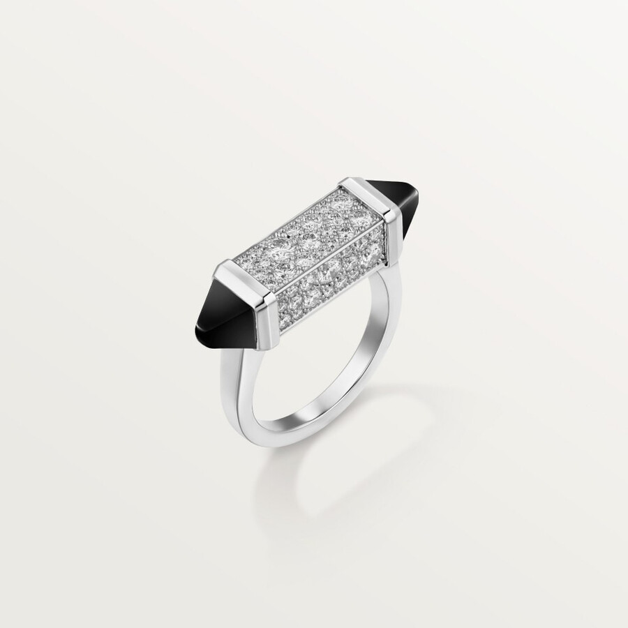 anello les berlingots de cartier semi-pavé