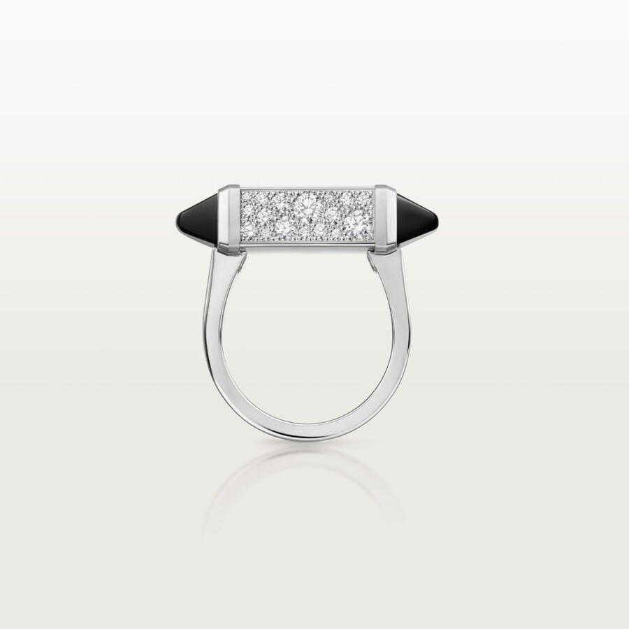 anello les berlingots de cartier semi-pavé