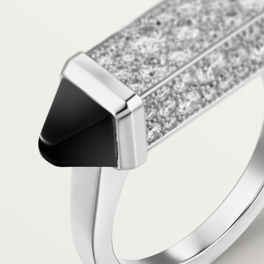 anello les berlingots de cartier semi-pavé