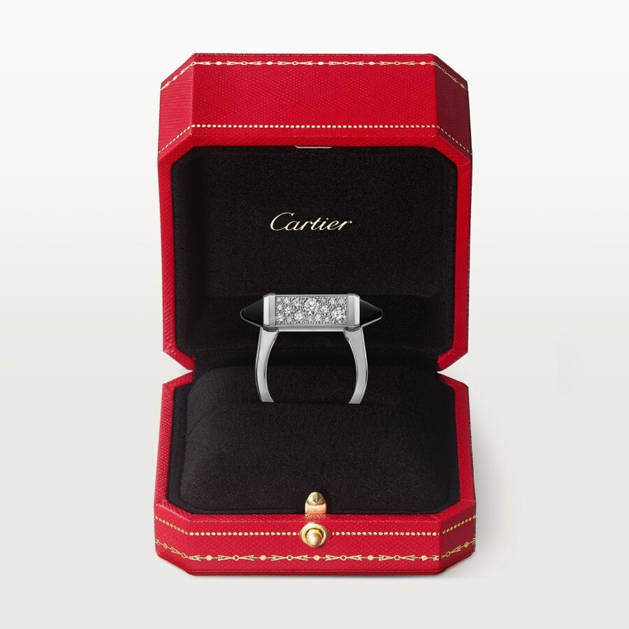anello les berlingots de cartier semi-pavé