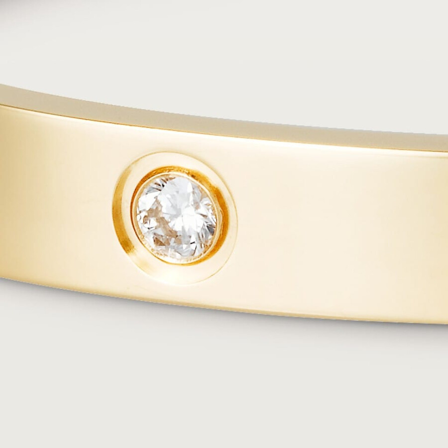 bracciale love modello classico 4 diamanti