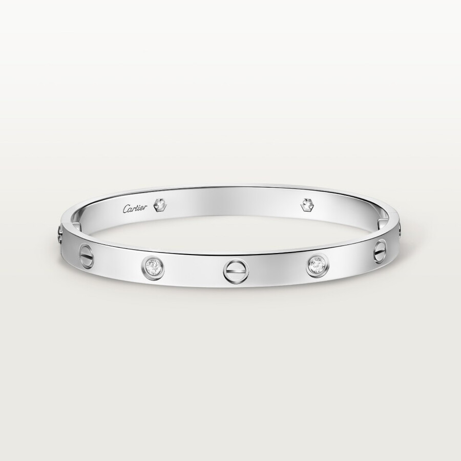 bracciale love modello classico 4 diamanti
