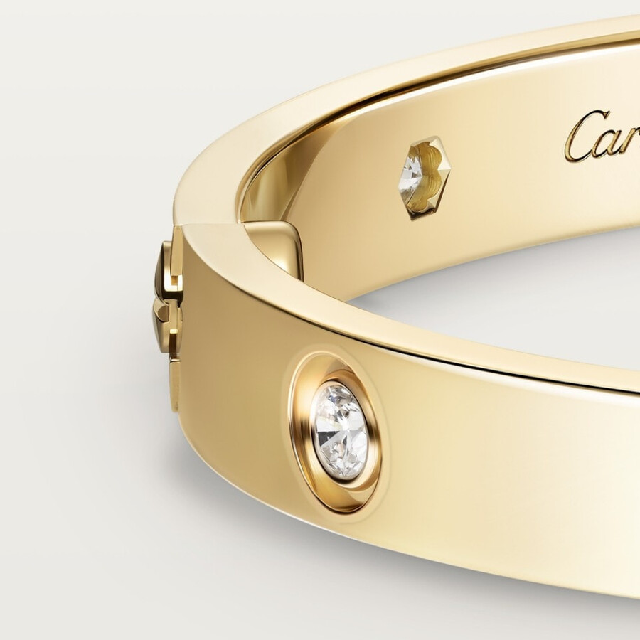 bracciale love modello classico 10 diamanti