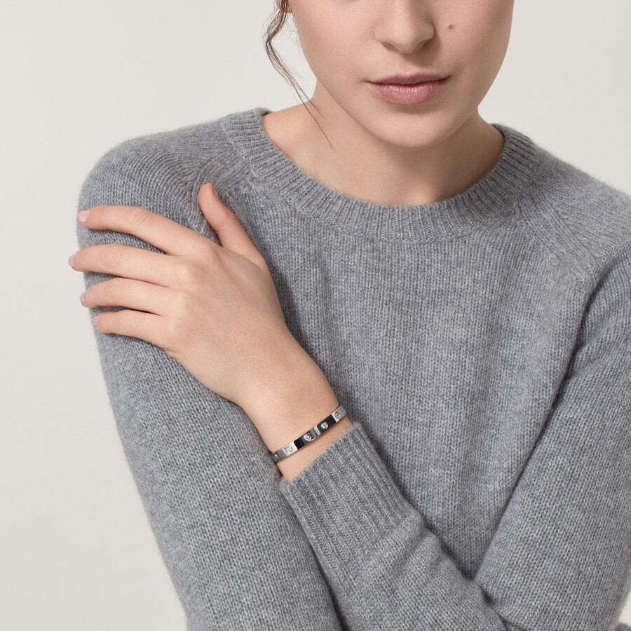 bracciale love modello classico 10 diamanti