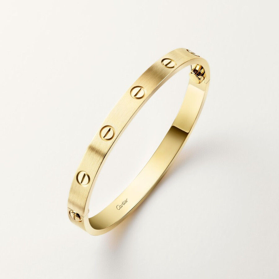 bracciale love modello classico spazzolato