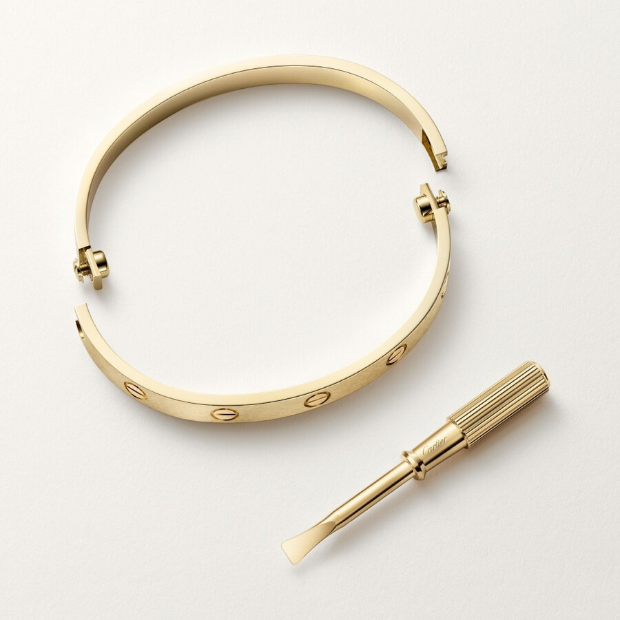 bracciale love modello classico spazzolato