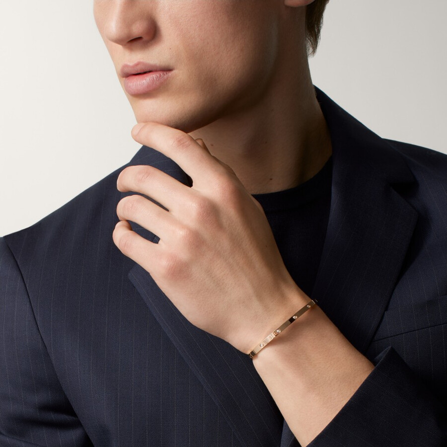 bracciale love modello piccolo 10 diamanti
