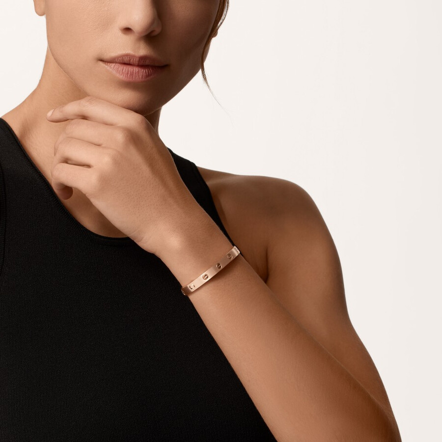 bracciale love modello classico spazzolato