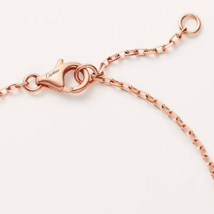 bracciale love su catena pavé