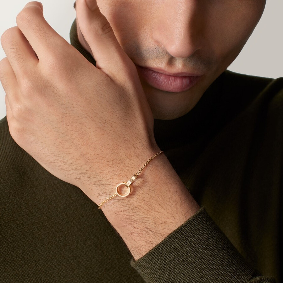 bracciale love su catena