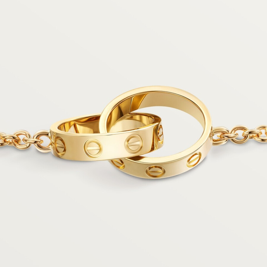 bracciale love su catena
