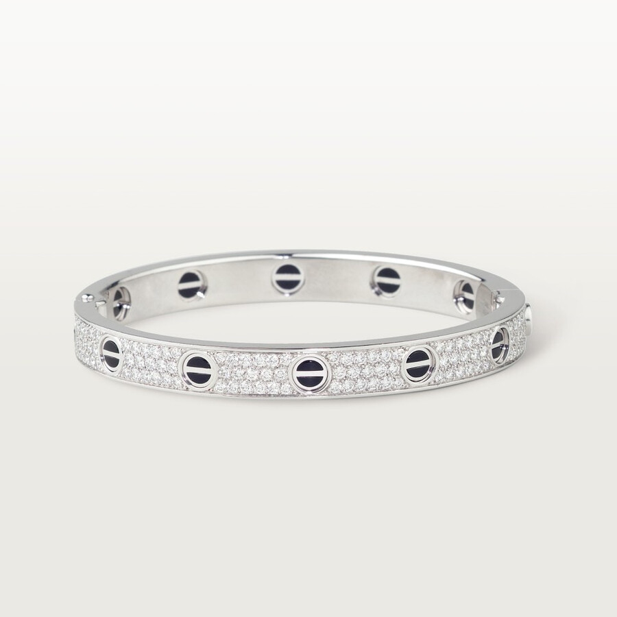 bracciale love modello classico pavé ceramica