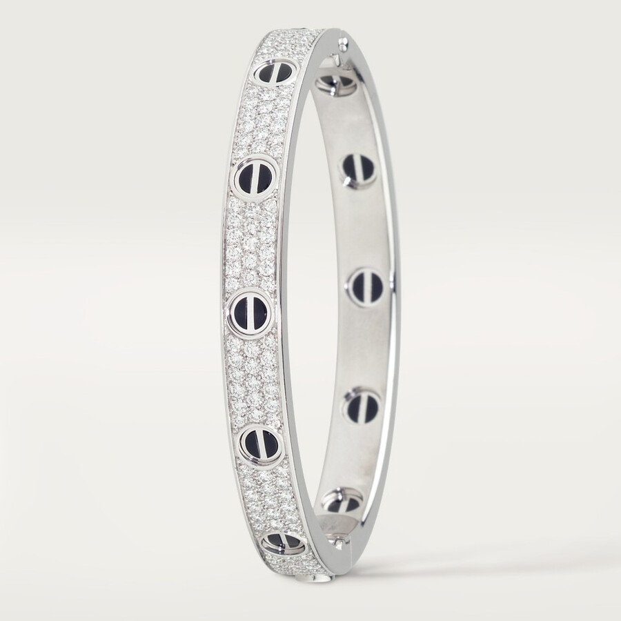bracciale love modello classico pavé ceramica