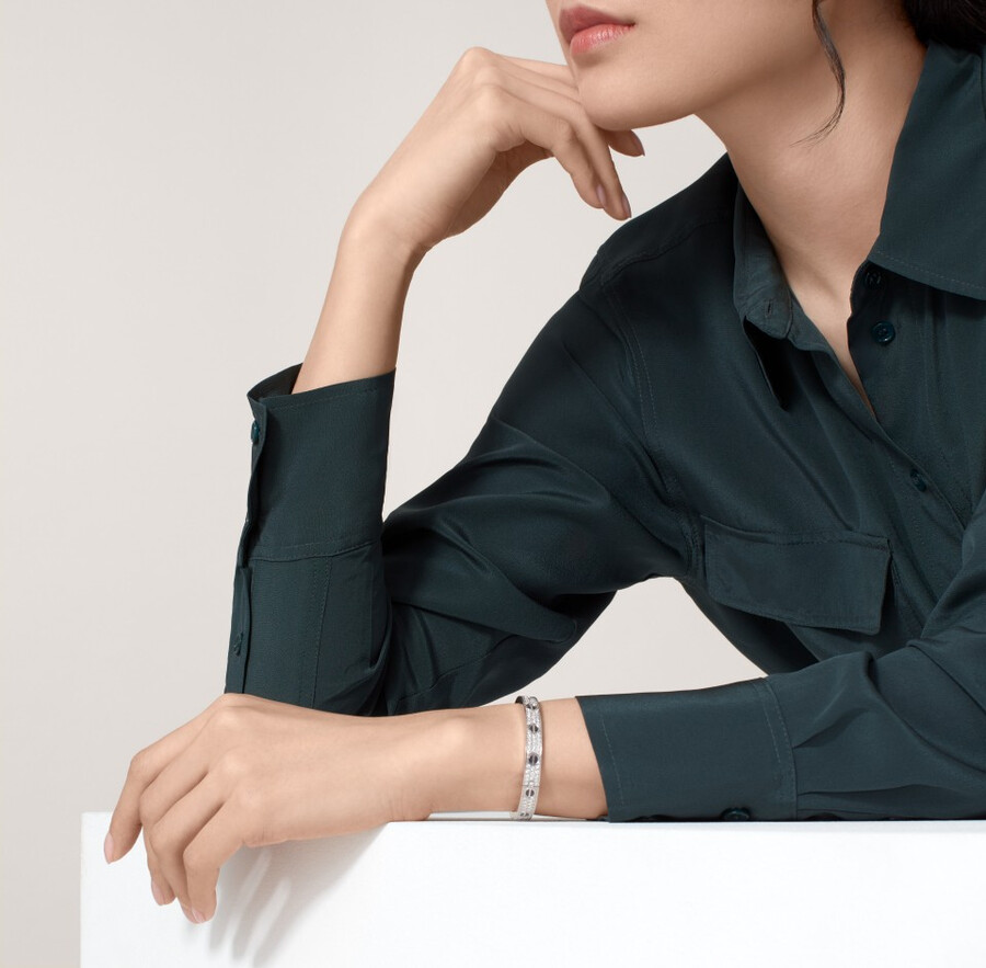 bracciale love modello classico pavé ceramica