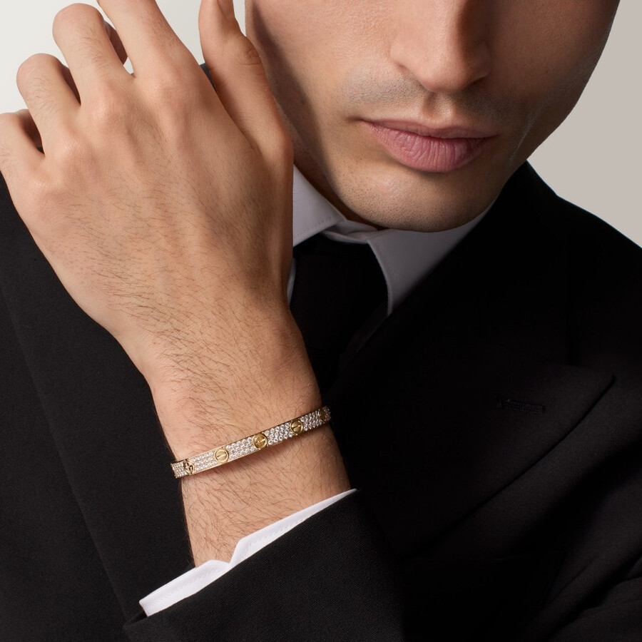 bracciale love modello classico pavé