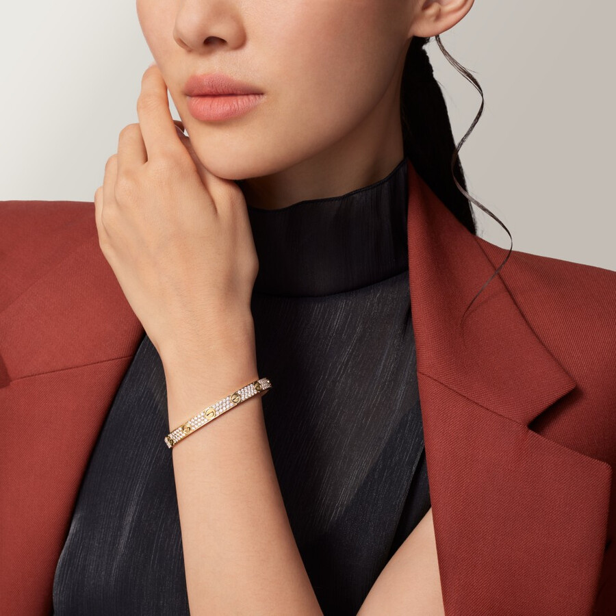 bracciale love modello classico pavé