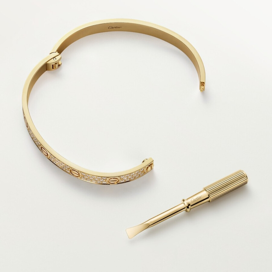 bracciale love modello classico pavé