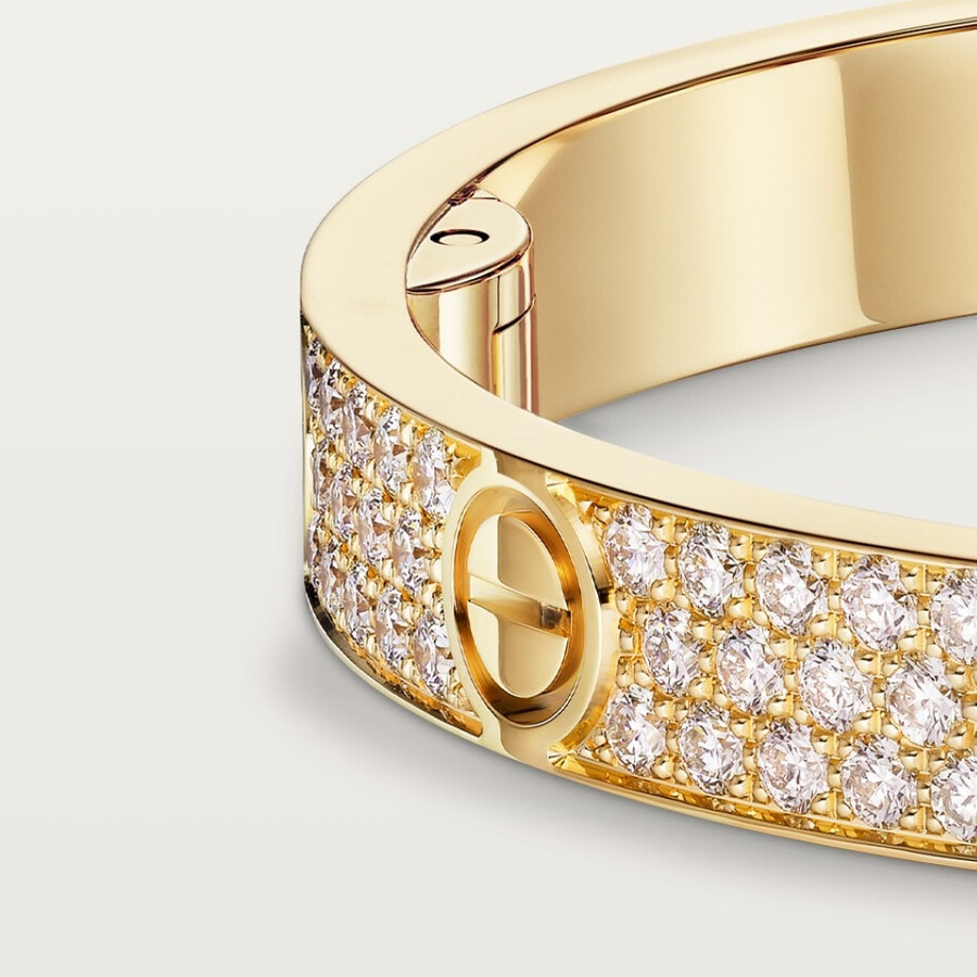 bracciale love modello classico pavé