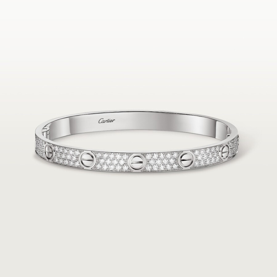 bracciale love modello classico pavé