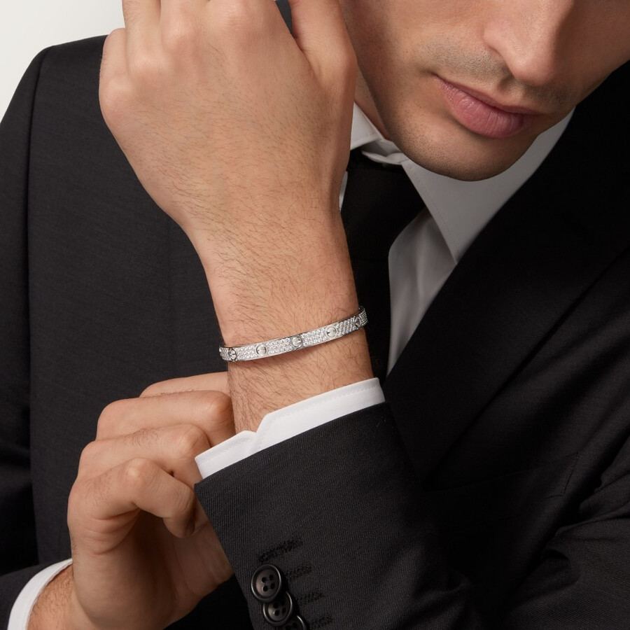bracciale love modello classico pavé