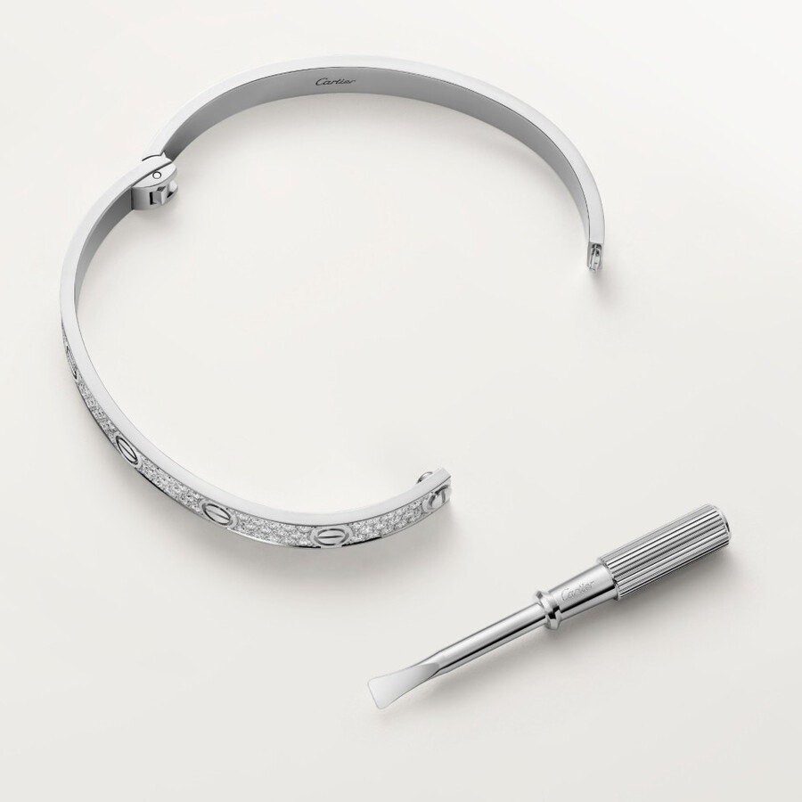 bracciale love modello classico pavé