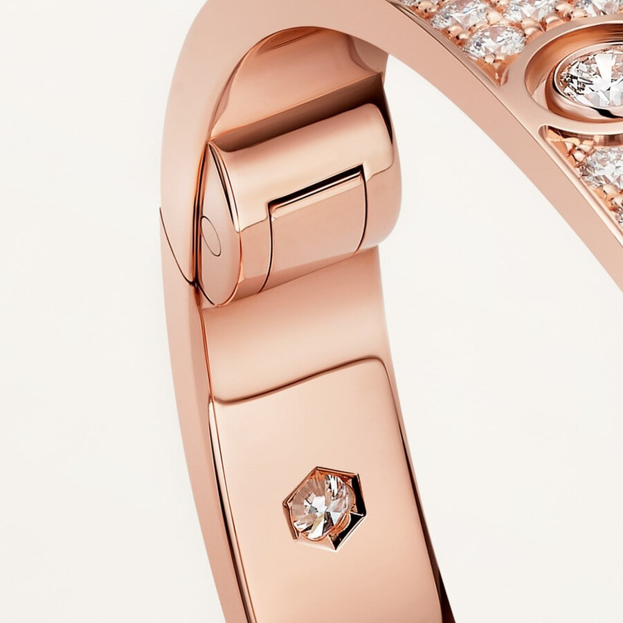 bracciale love modello classico pavé 10 diamanti