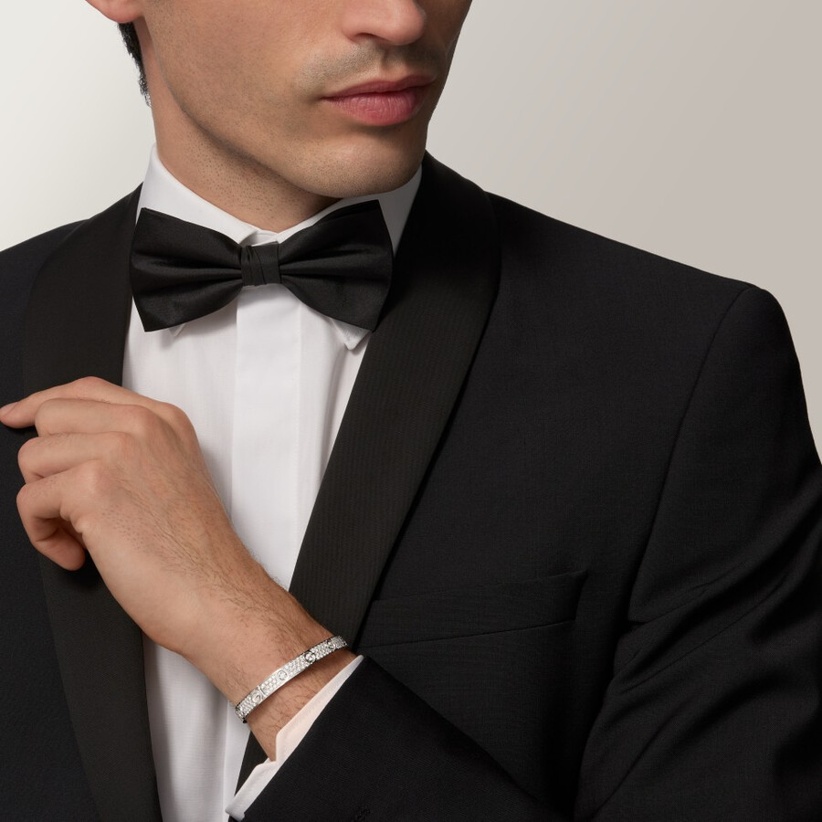 bracciale love modello classico pavé 10 diamanti