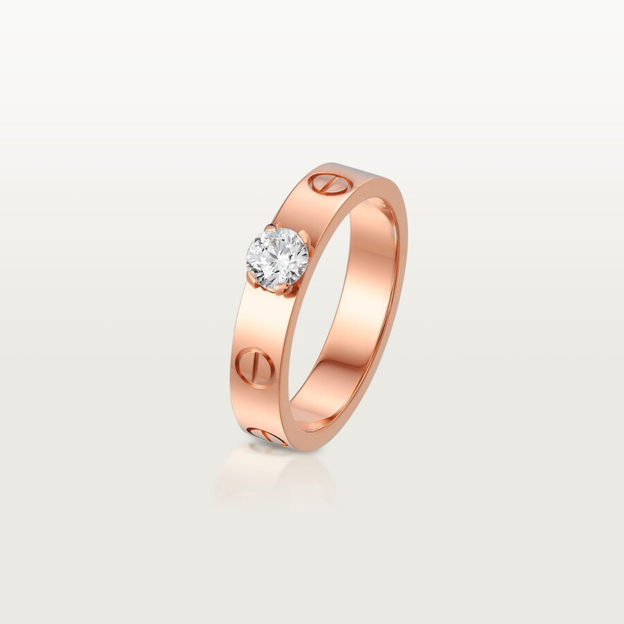 solitario love diamante taglio brillante