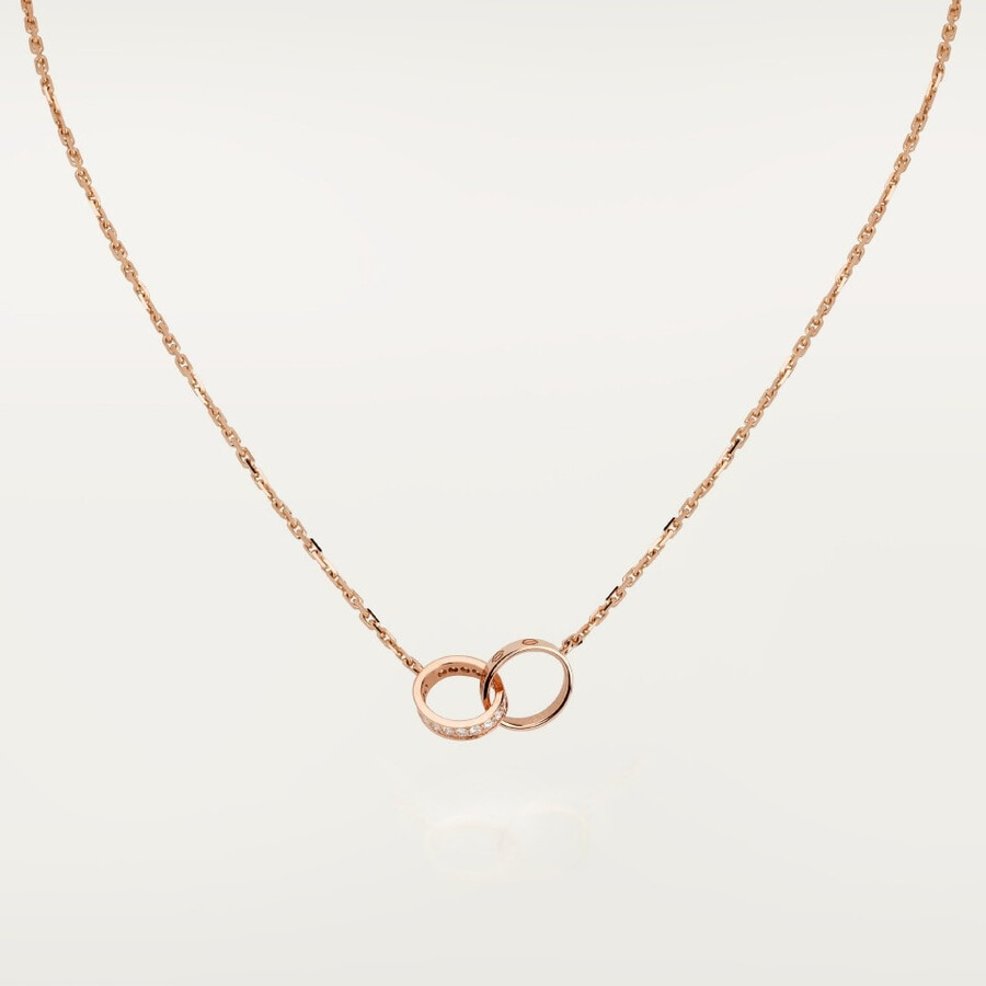 ciondolo love semi-pavé