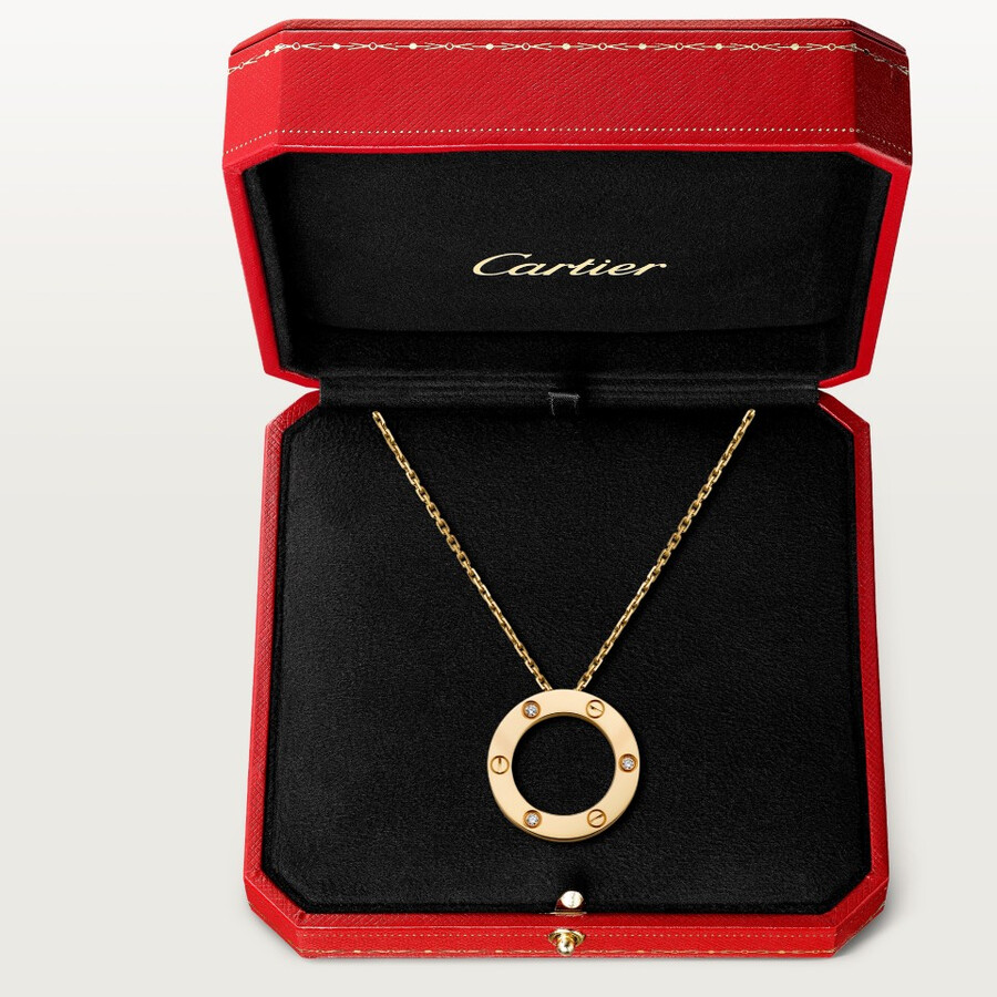 ciondolo love 3 diamanti