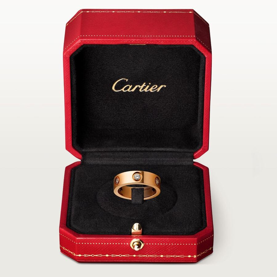 anello love modello classico 6 diamanti