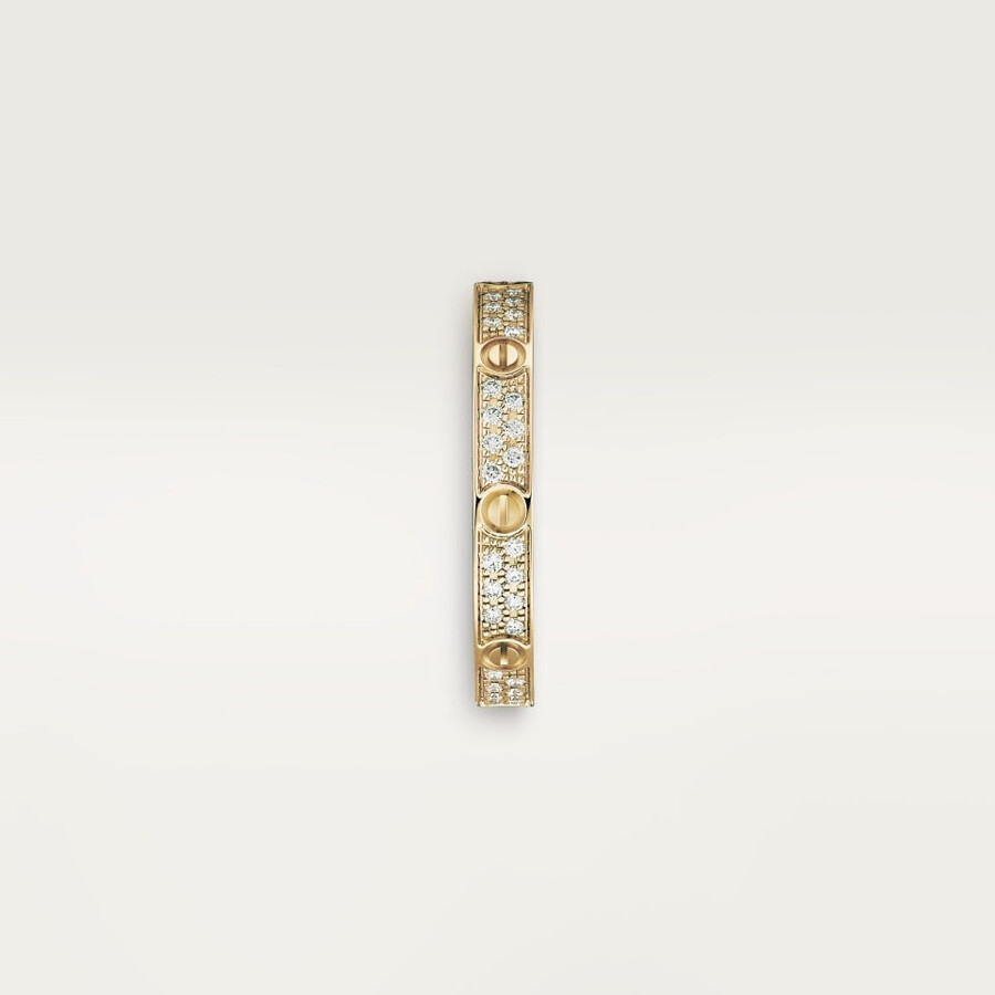 anello love modello mini pavé